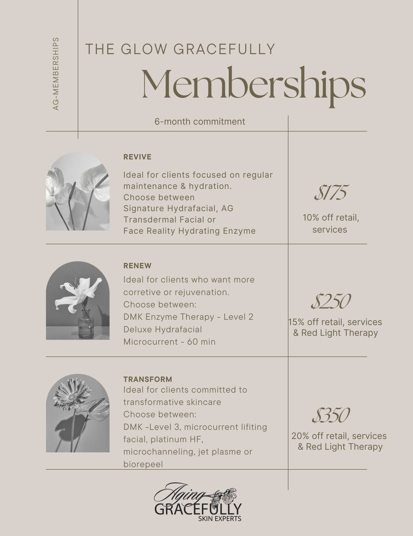 The Glow Gracefully Memberships